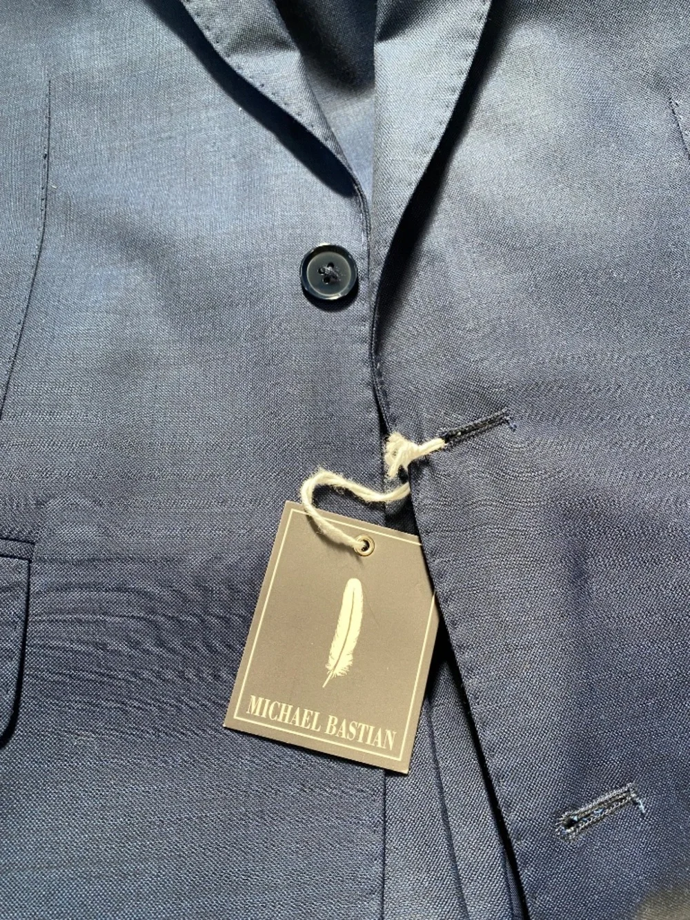 💼 NEW WITH TAGS | Authentic Michael Bastian Men's Blue 2-Button Suit | Size 36R
